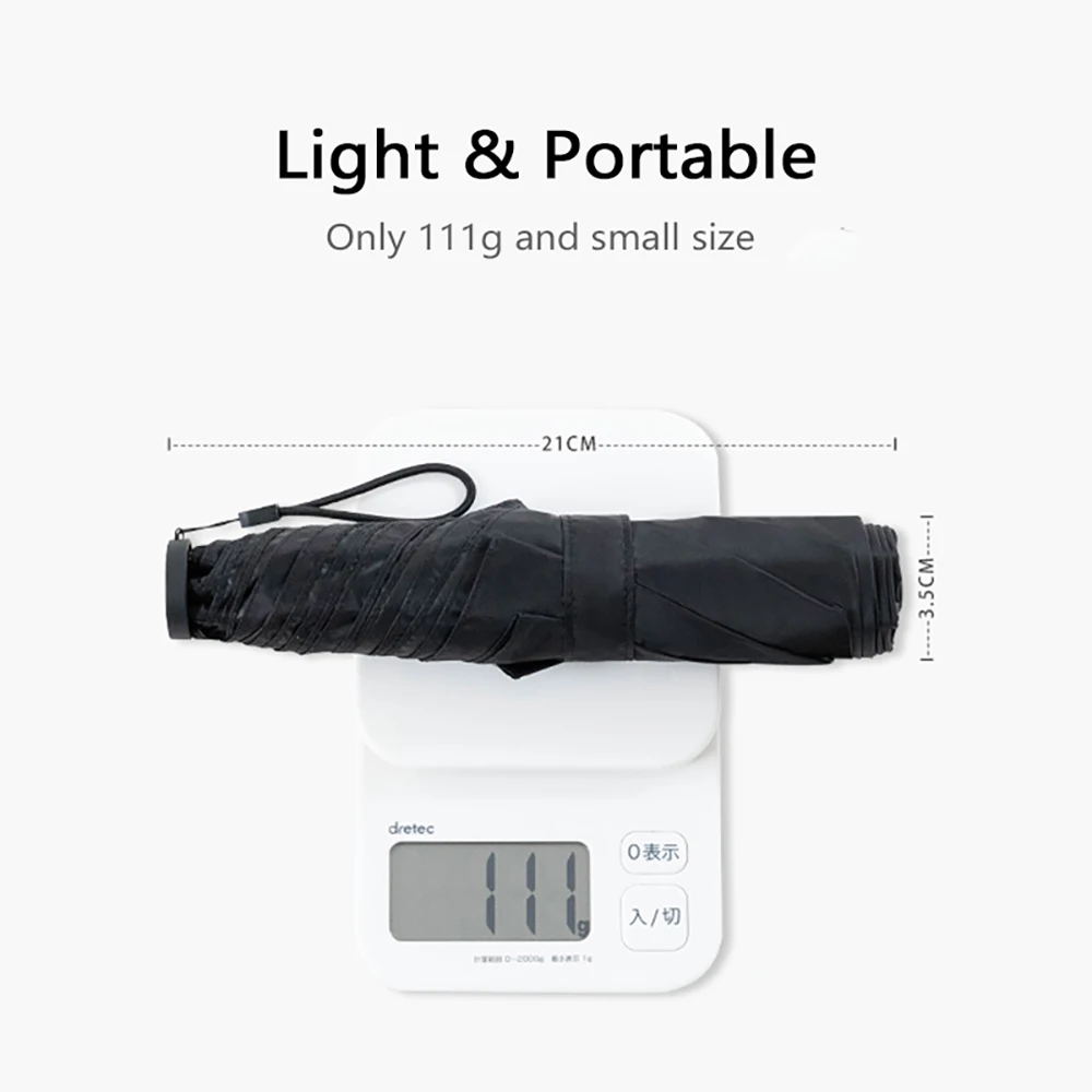 Parachase Folding Umbrella Rain Women Men Ultralight Portable Travel Japanese Umbrella Windproof 6K Mini Clear Paraguas mini umbrella folding umbrella windproof umbrella japanese umbrella