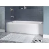 Alcove Bath with Integral Apron, Integral Flange and Left Hand Drain,  60-Inch X 30-Inch White Bathtubs 1