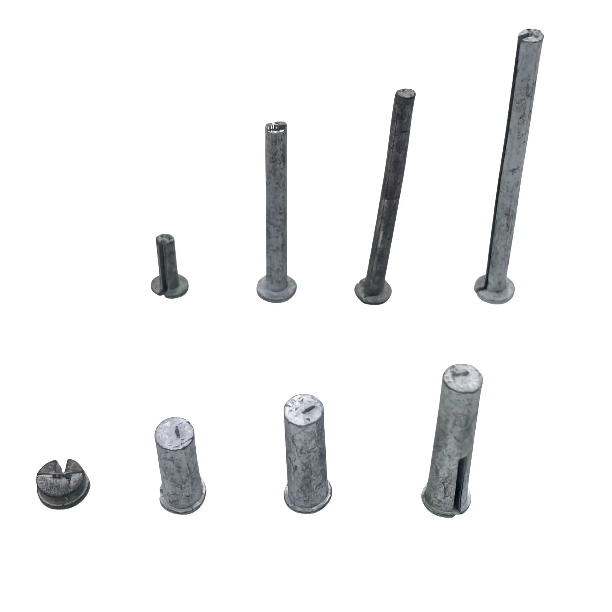 

10Pcs Golf Club Assembling Accessories Balance Ding Golf Shaft Swing Nail Plug Weights,Slender for Wood,Coarse for Irons