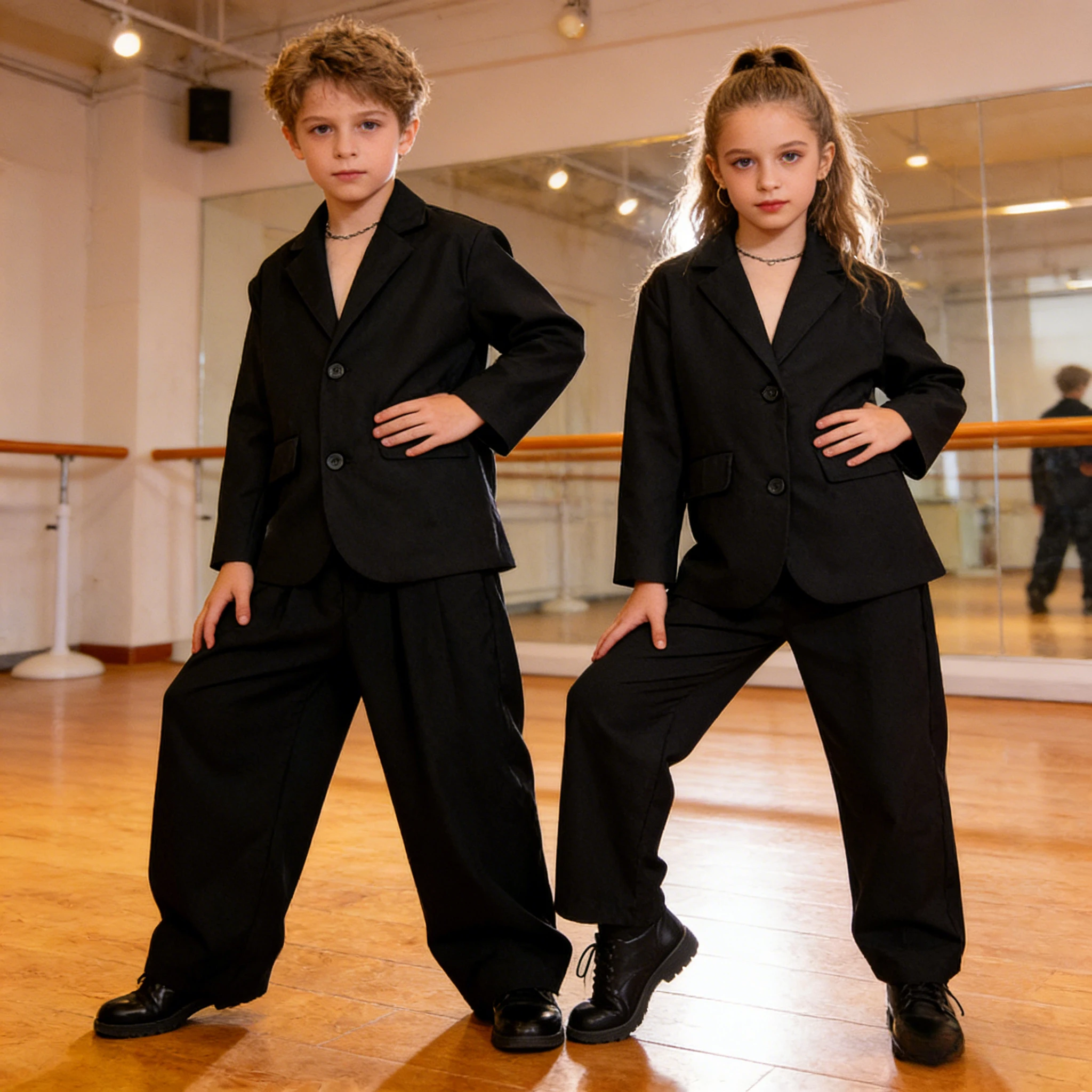 A2Z 4 Kids Game Time Pigiama Impostare Contrasto Colore - Pjs 182 Game Time Black._2-3