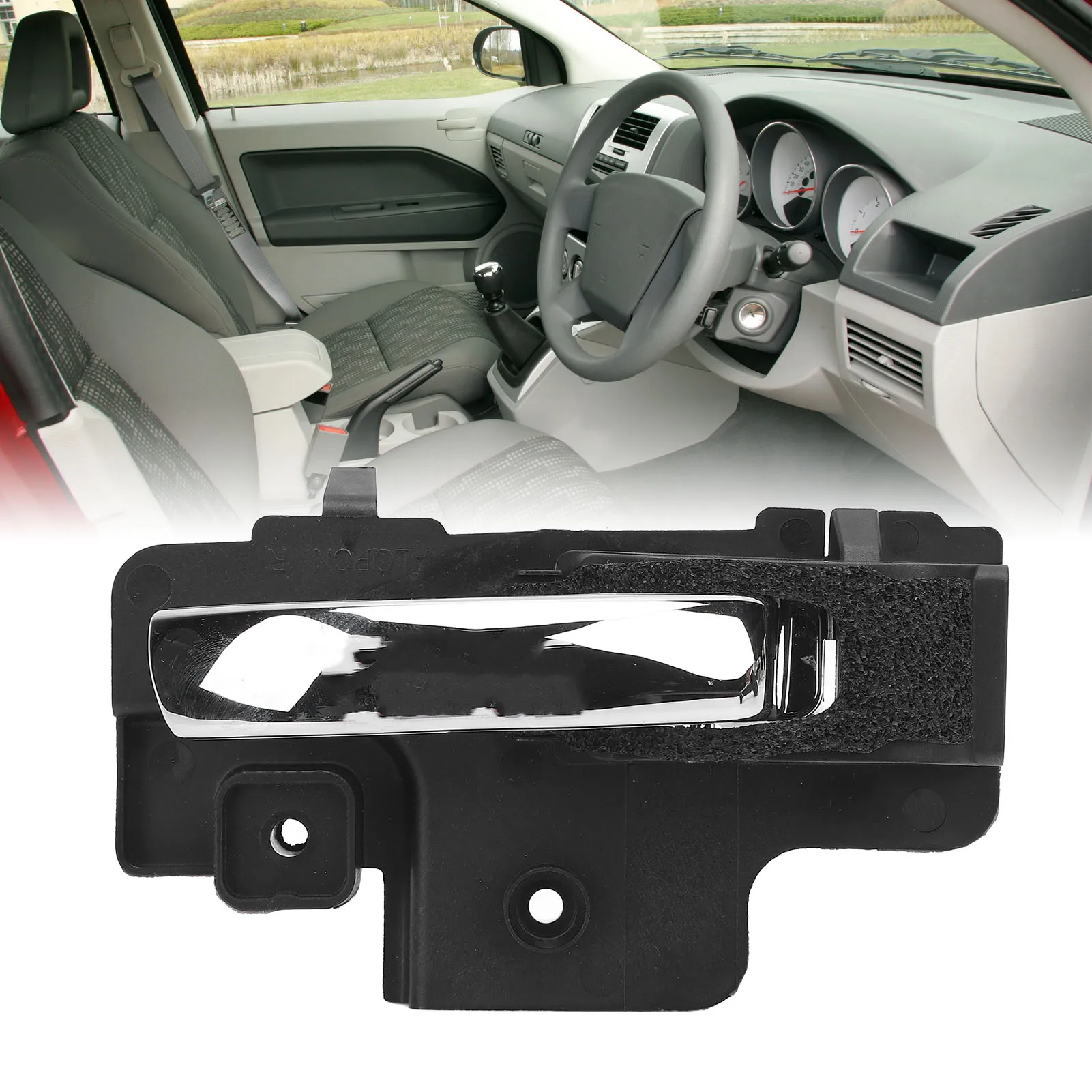 Car Interior Door Handle High Robustness Stylish Look Auto Interior Door Handle Smoother Grip Improved Sensitivity for Caliber