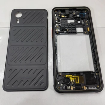 Alloggiamento del telefono telaio centrale + coperchio posteriore della batteria parti di ricambio del pannello della cassa per Samsung Galaxy XCover7 SM-G556B G556