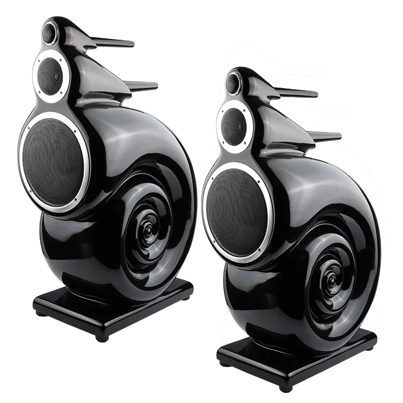 Big Nautilus 8-inch HiFi Passive Tower Speaker Home Theater Sound System Speaker 3-frequency Good Sound