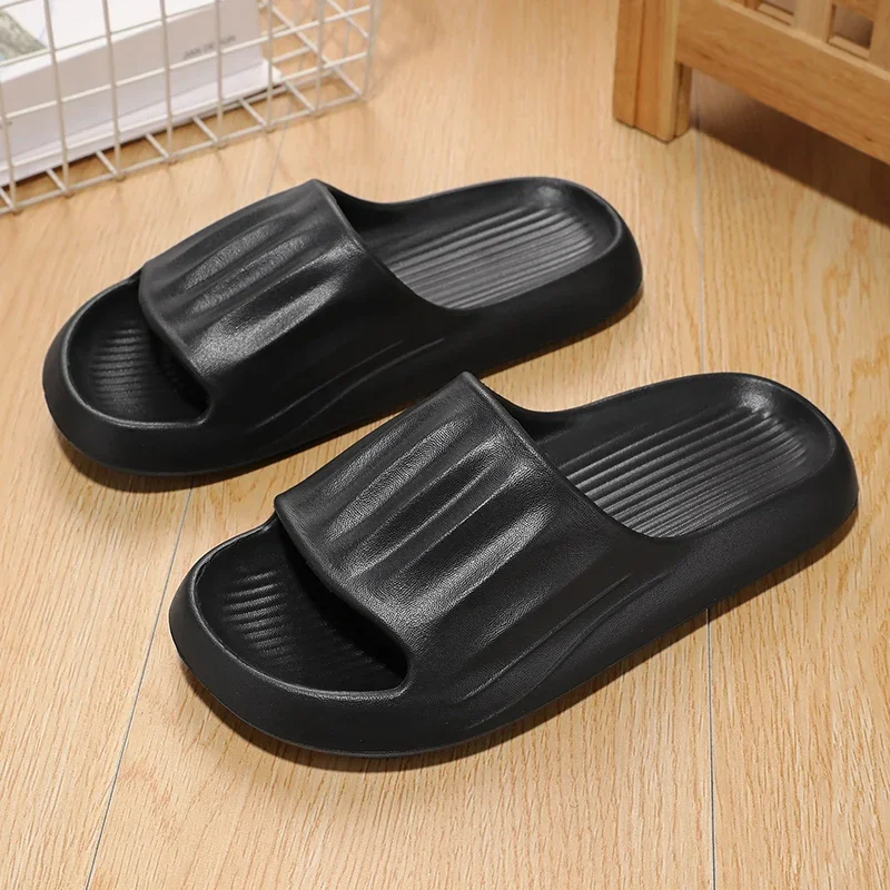 

Platform Thick 2024 Bathroom Home Slippers Women Cloud Slippers Fashion Soft Sole Indoor Sandals Non-Slip Flip Flop Men Slippers