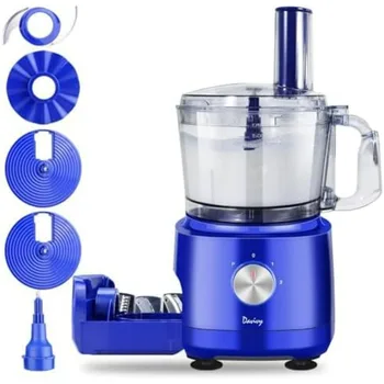 7-Cup Food Processor with Built-in Storage and 10 Blades 1
