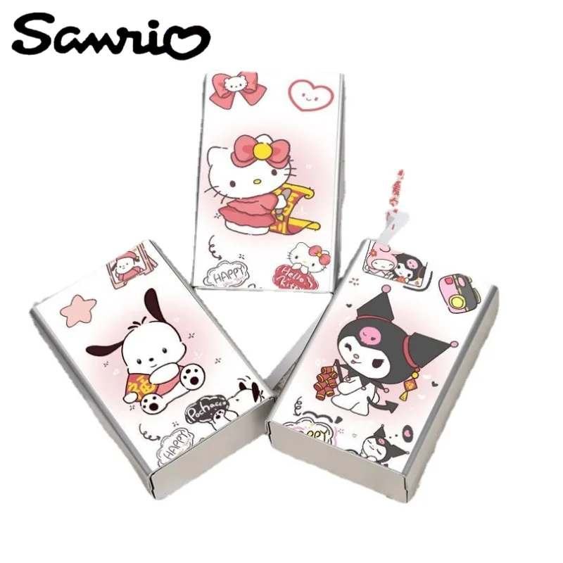 

Sanrio cute cartoon Hello Kitty Kulomi sliding cover aluminum alloy cigarette case hidden smoke artifact creative gift wholesale