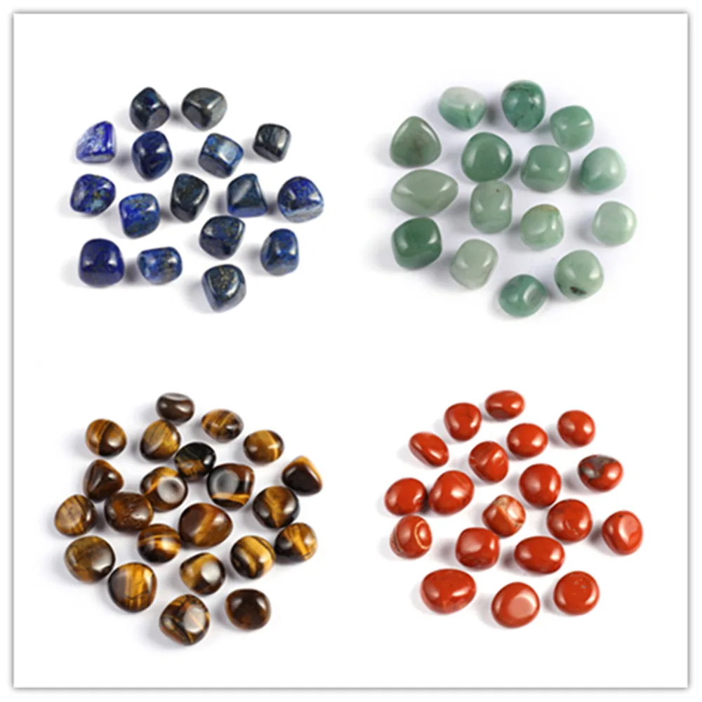 

10Pcs Natural Stone Exquisite Beads Rose Quartz Square Gravel Beads 1.5-2 CM For Potted Plants Fish Tank Decorations