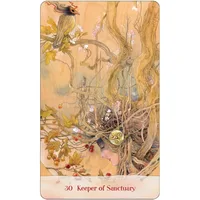 10.4*7.3cm Tree Keepers Oracle 44 Pcs Cards Oracle Deck Party Game 1