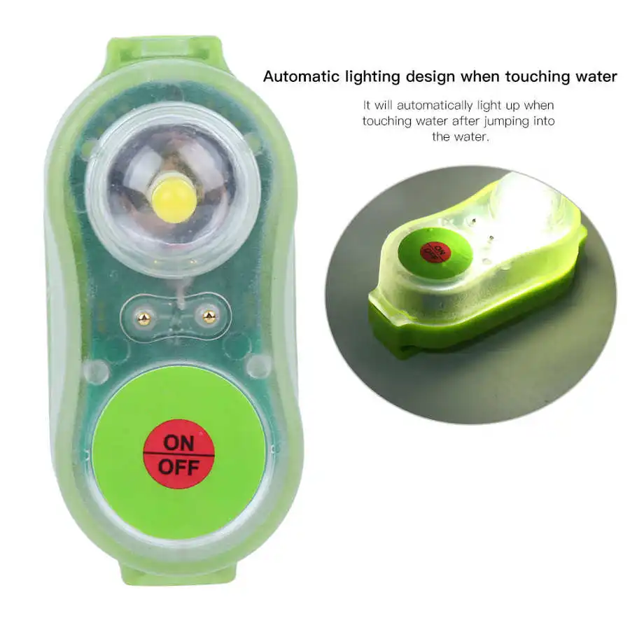 Surfing Life Jacket LED Lithium Seawater Self-Lighting Saving
