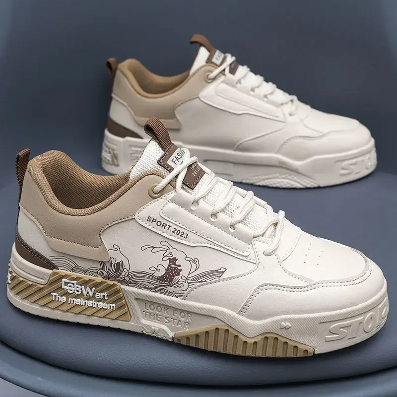 Men Vulcanized Shoes Autumn Fashion Sneakers Student Campus Running Shoes Korean Comfortable Platform Shoes Tenis Masculino 4
