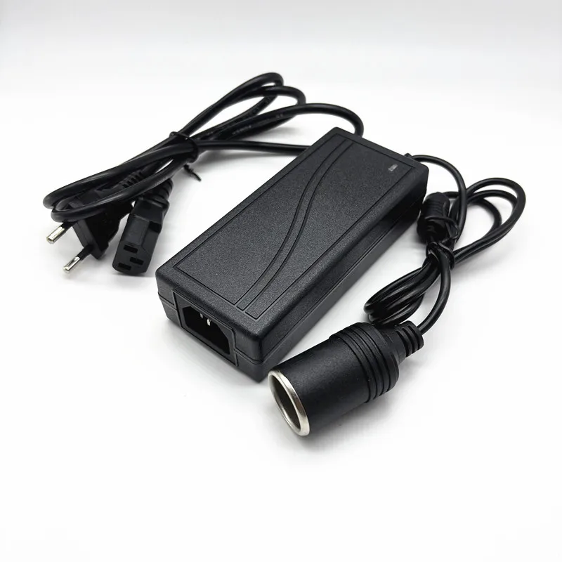 High-Power Car Cigarette Lighter Converter - 220V AC to 12V DC Adapter for Automotive Accessories