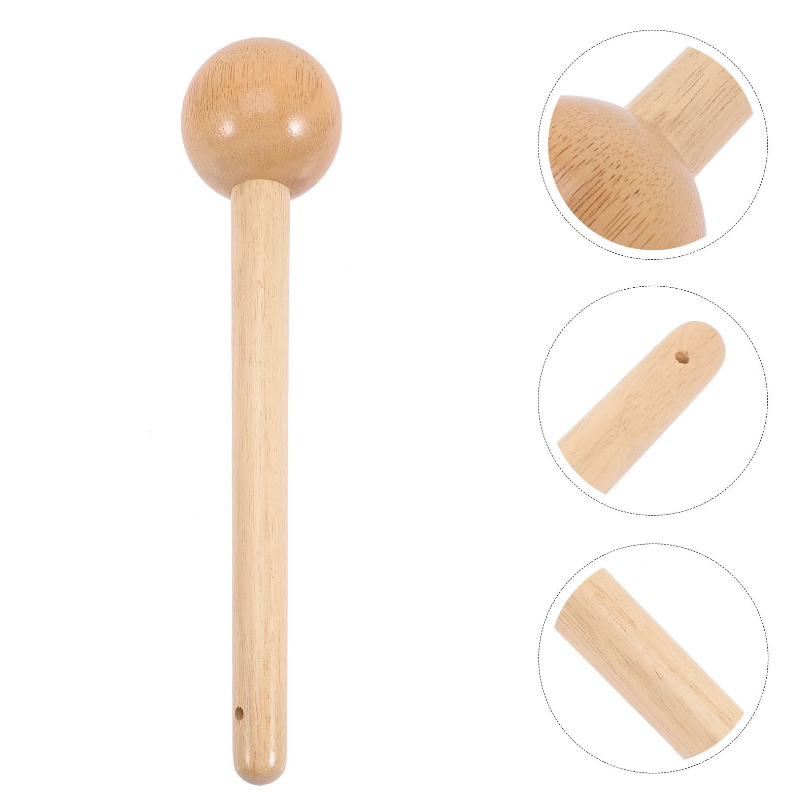 

Glove Mallet Baseball Glove Treatment Kids Wooden Hammer Shaper Mallet Toy Round Hammer