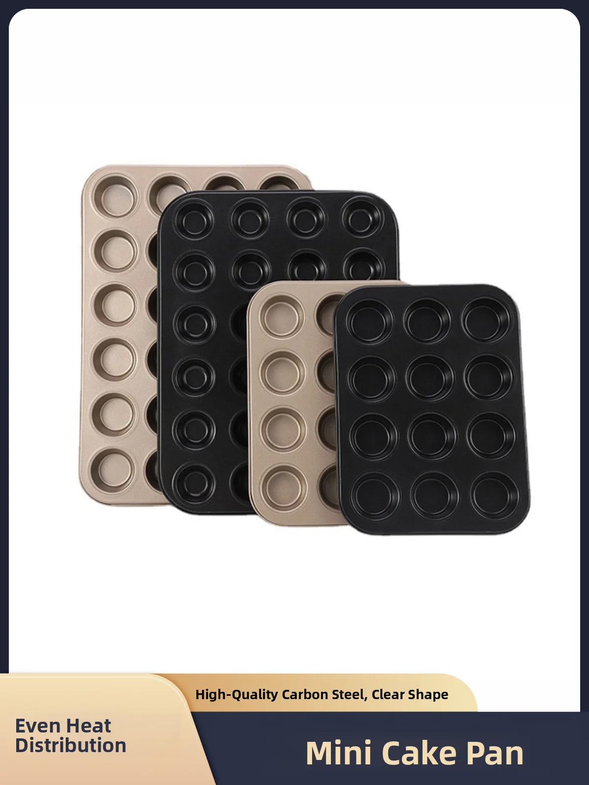 Carbon Steel Muffin Tray 1
