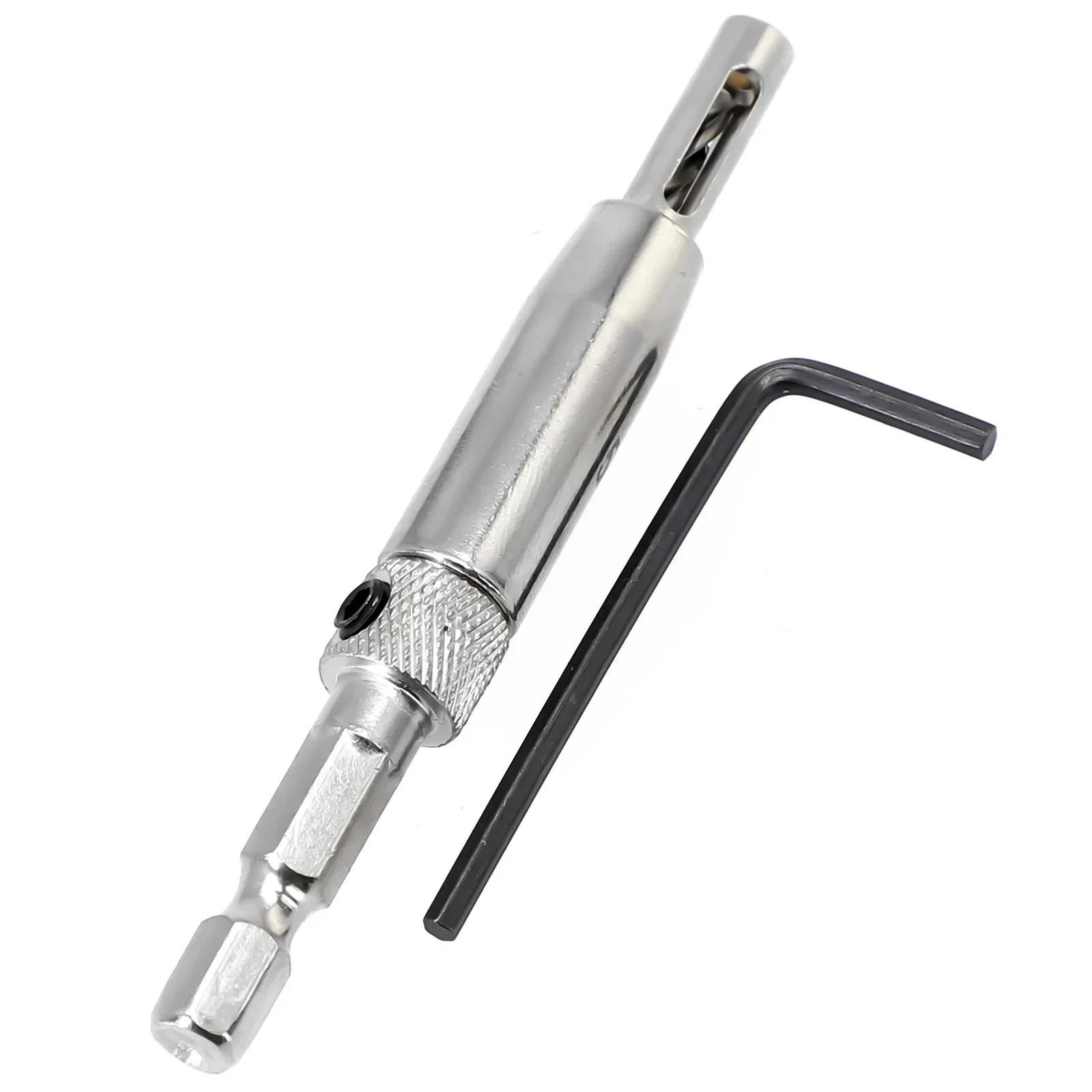 2pcs/set Self Centering Hinge Drill Bit With L-Type Wrench Window Door ...