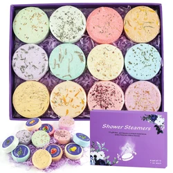 Aromatherapy Shower Steamers - Luxurious 12 - Pack Essential Oil Spa Set