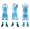 Basketball jersey custom Basketball training suit Adult and Kids clothes Sports vest Men Boys Basketball jersey Sets Large size 5