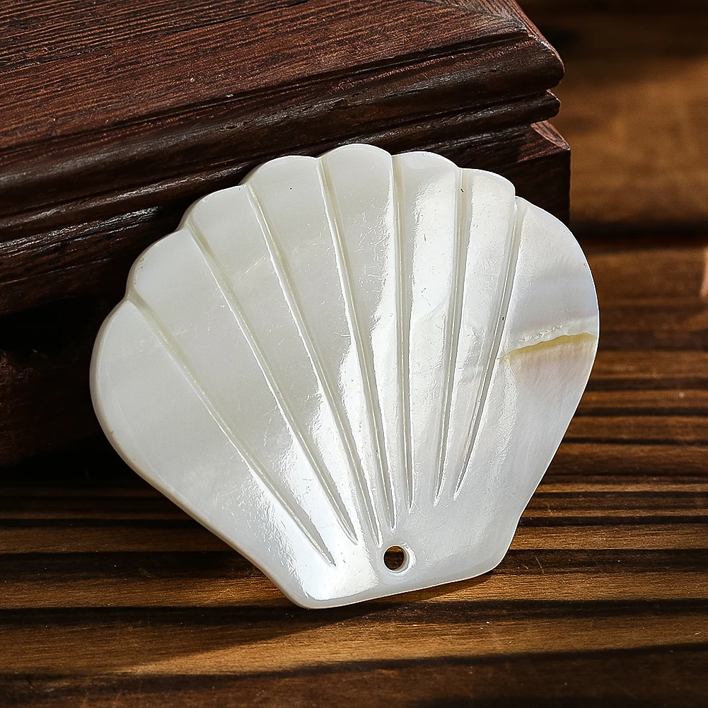 주얼리 제작용 천연 걸레 쉘 구슬, 진주 가리비 모양, DIY 귀걸이 목걸이 팔찌, 수제 액세서리