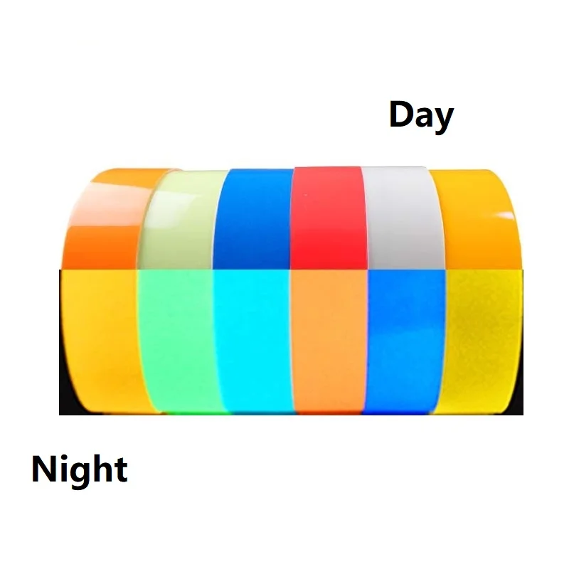 Glowing Self-adhesive Tape Fluorescent PET Luminous Sticker Emergency In The Dark Safety Stage Party Supplies Decorative double sided tape adhesive vinyl stickers