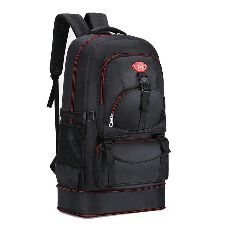 

Men's Outdoor Backpack Climbing Travel Sports Rucksack School Bag 50L High Capacity Camping Hiking Pack For Male Female Women