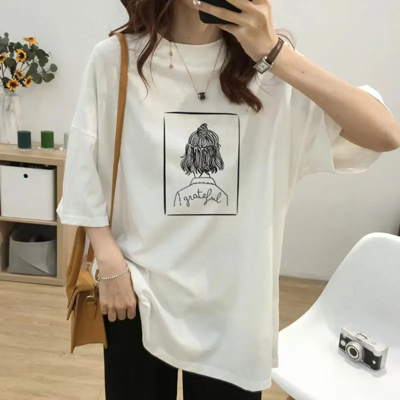 Women's Maternity Postpartum Wear Feeding Clothes Short Sleeved Pregnant Woman Loose Top Maternity Clothes Nursing T-Shirt 6