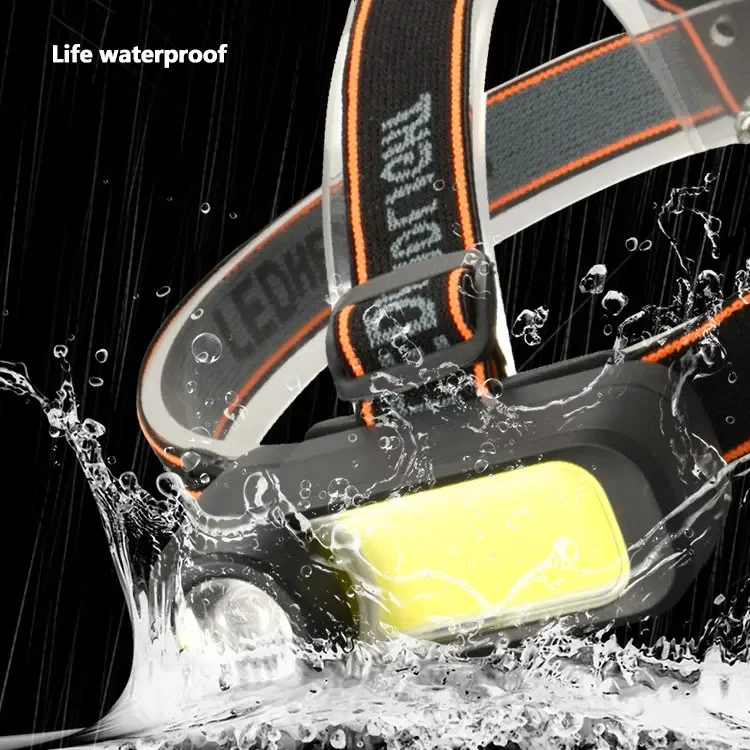 Super Bright COB LED Headlamp Long Range USB Rechargeable Use 18650 Battery Waterproof Portable head flashlight cob headlamp