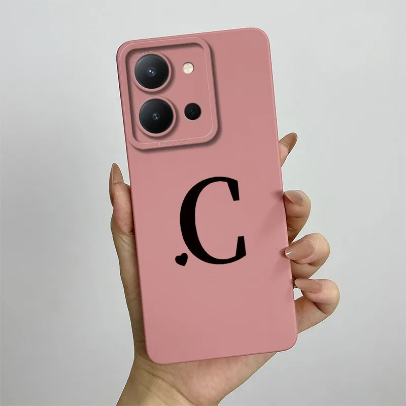 Cute Letters Square Shockproof Back Cover s - Stylish and Durable Phone Case