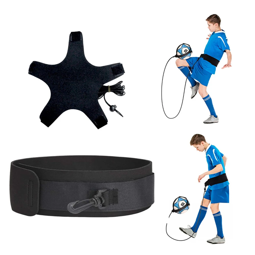 

Soccer Volleyball Rugby Trainer Football Kick Throw Solo Training Aid Control Skills Adjustable Waist Belt For Kids Adults