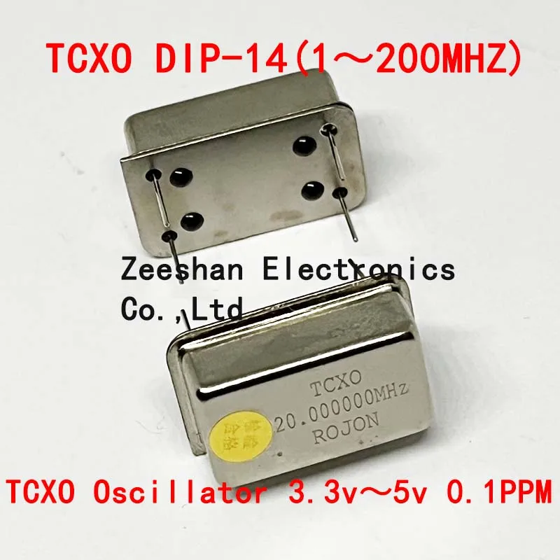 발진기 20.000MHZ TCXO 0.1ppm 4핀 5v 20.000000MHZ 20MHZ 20M 새로운 맞춤형 크리스탈 주파수