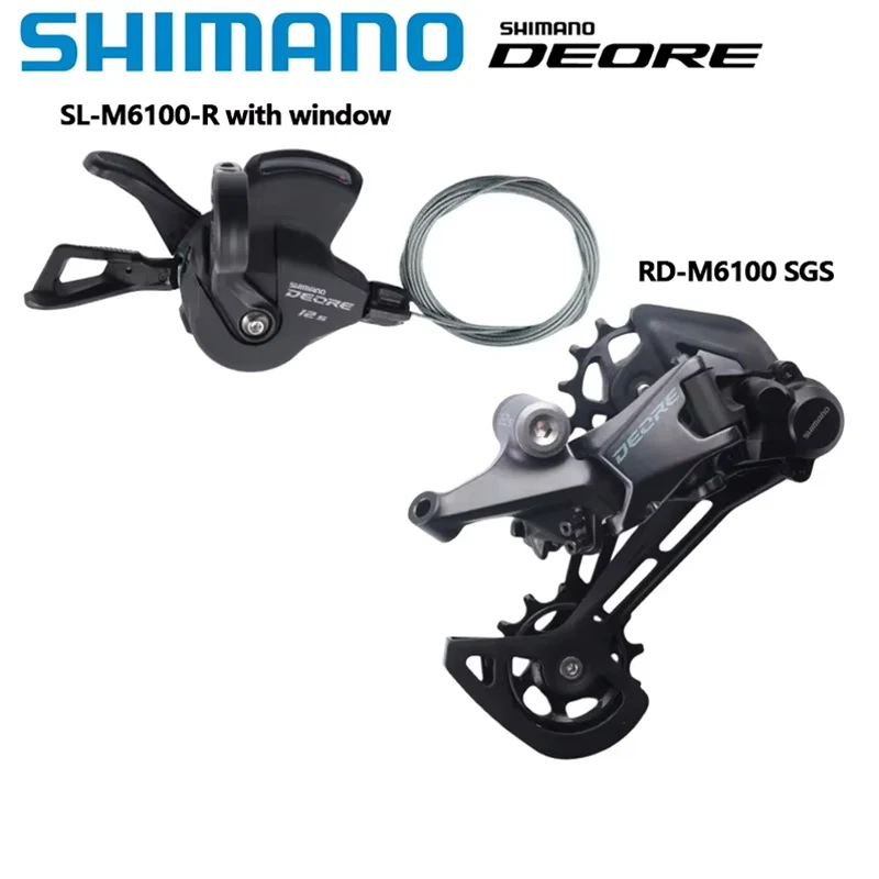 Bike Derailleurs Rear Derailleur Bike Shifters SHIMANO M7100 1x12s Groupset DEORE SLX XT XTR M6100 M7100 M8100 M9100 12s Shifte Lever Rear Derailleur 12S Groupset MTB Mini Set