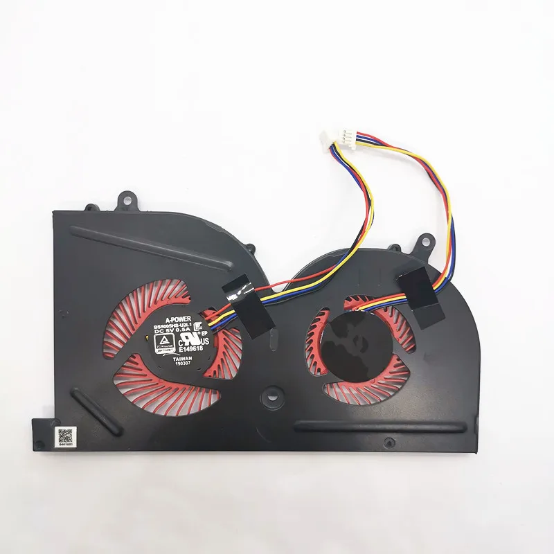 Ventilador de Refrigeração Gpu para Laptop Refrigerador para Msi Gs63vr Gs63 Gs73 Gs73vr Ms17b1 Bs5005hs-u2f1 Gpu Bs5005hs-u2l1 - Imagem 4