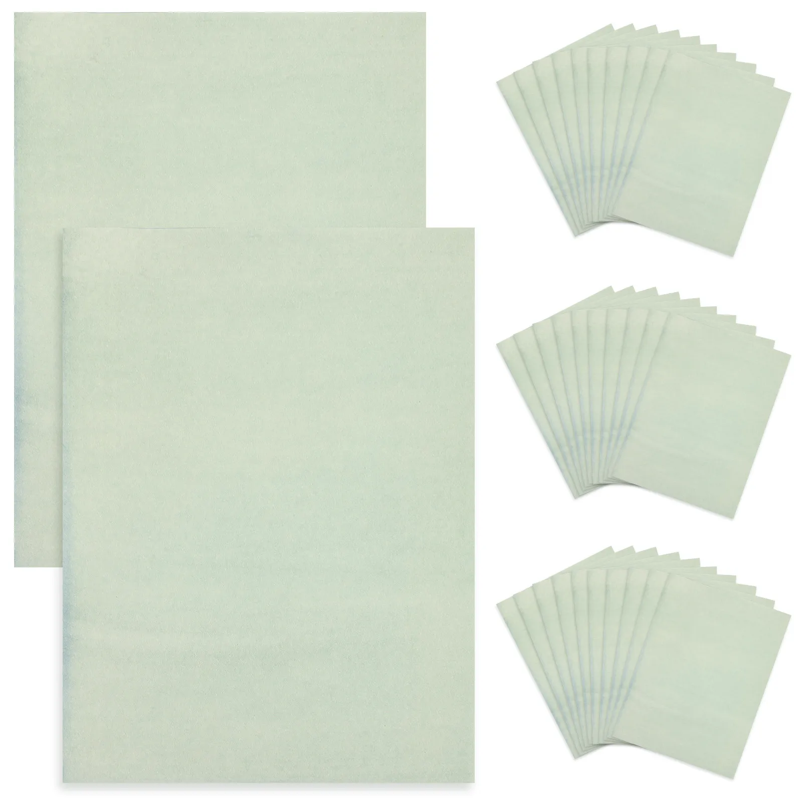 32 장 A5 썬 프린트 용지 Cyanotype DIY 재료 수제 공예품을위한 태양 활성화 인쇄 용지 Cyanotype 예술 프로젝트
