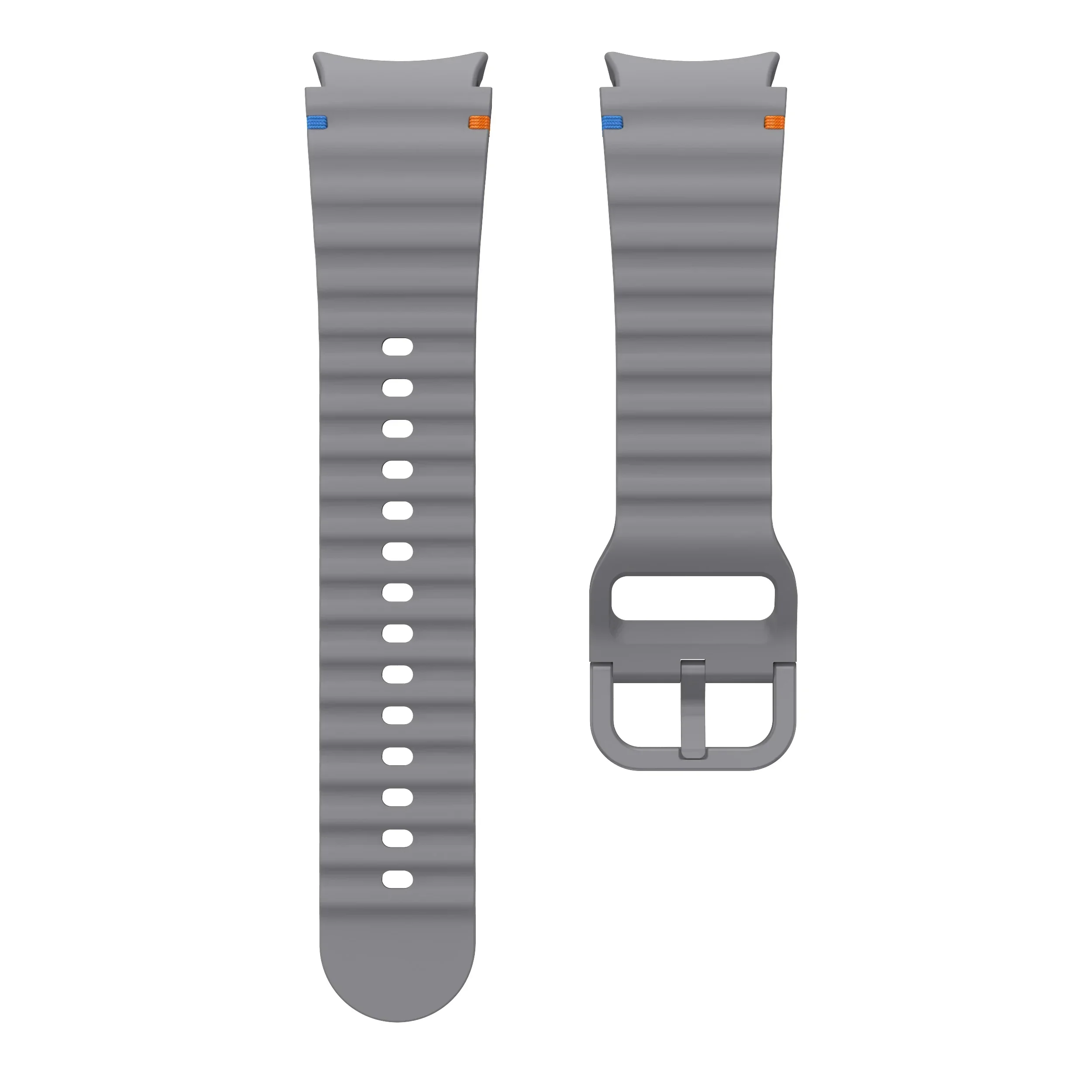Enhanced Silicone Sports Strap for Smartwatch - Versatile and Durable Design