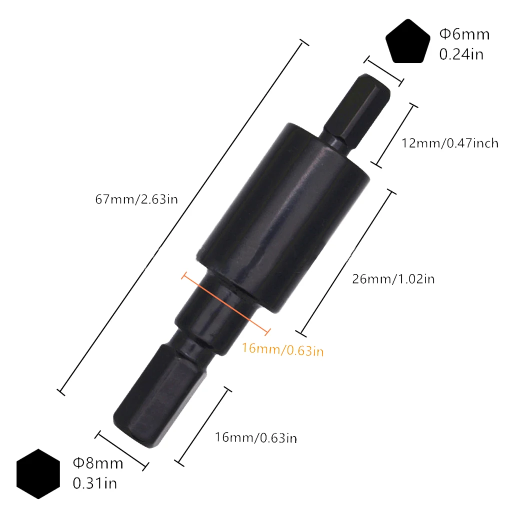 Easy Starter Bit For Trimmers universal Accessory Bit For Various Power Starter Drill Jump Lawn mower starter