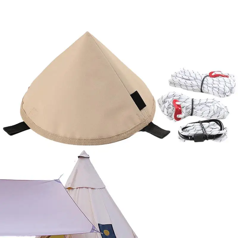 

Tent Rope Tent Footprint Rope for Camping Tarp Clips Camping Tarp Adapter Tent Stake Fixing Straps Pole Fixing Buckles Awnings