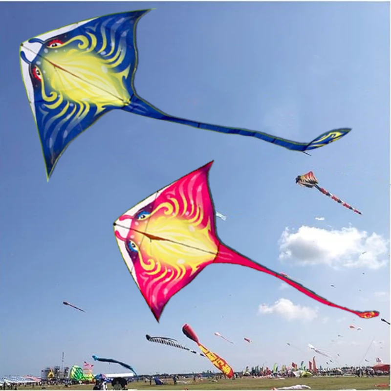 

New Eel Devil Fish Shaped Kite Animal Single Line Kite Tear-proof Polyester Fabric with Bag Professional Kites Cometa