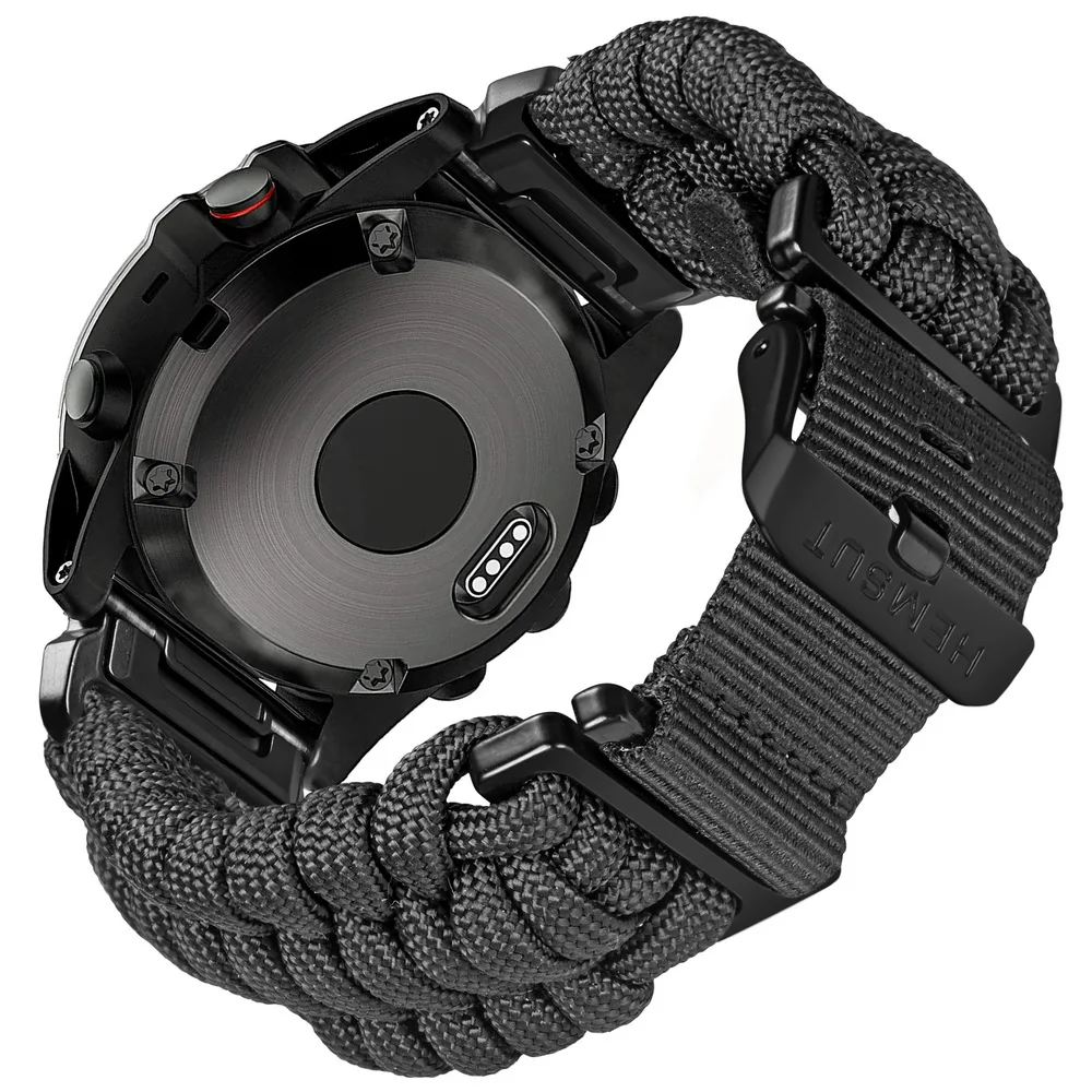 Nylon Braid 550 Paracord Quickfit Watch Band - Fits 22/26mm