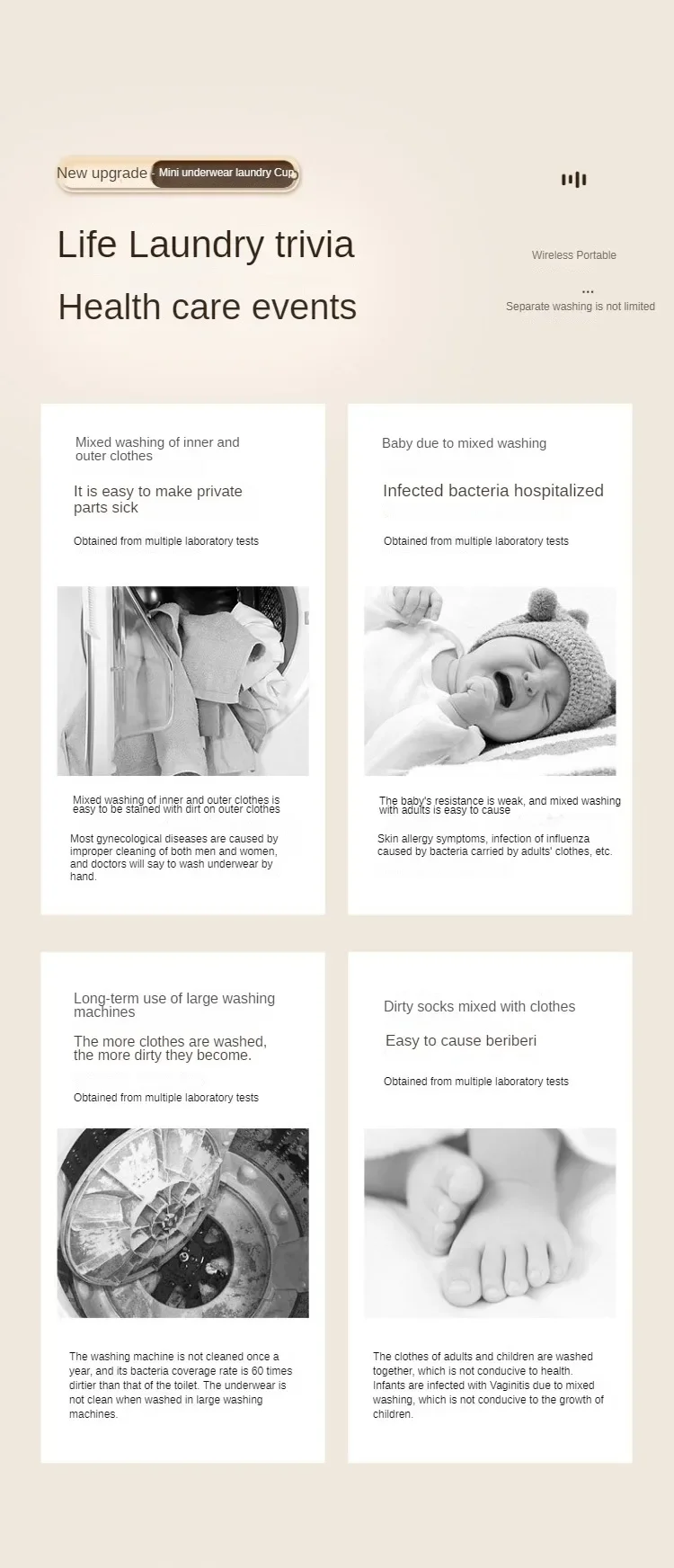 Wireless Charging Portable Washing Machine Mini Electric Makeup Brush Cleaner