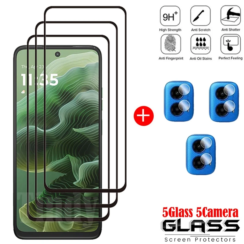 Premium Full Cover Tempered Glass Screen Protector with Camera Film