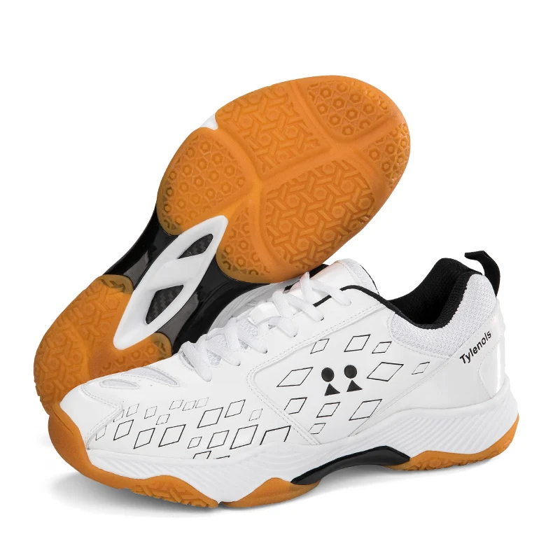 New Simple Unisex Table Tennis Shoes Indoor Original High Quality Indoor Volleyball Shoes Anti-slip Large Size Sneakers Brand Ba