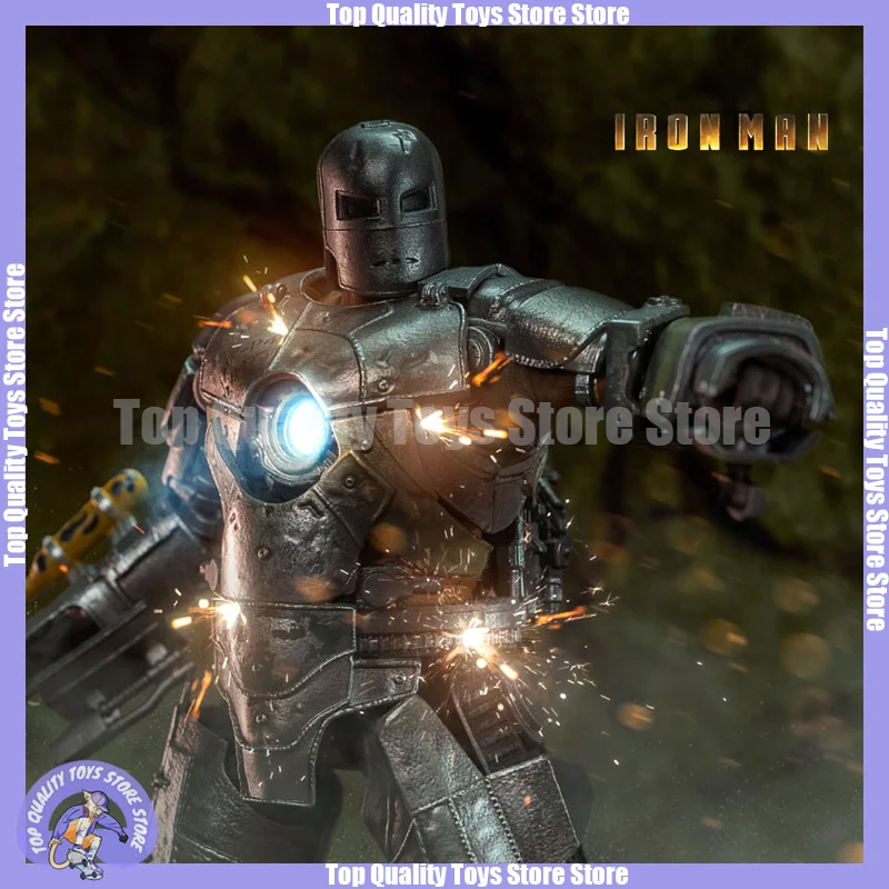 

Marvel Luminous Version Mk1 Iron Man Classic Image Figure Model Collect Chileren Surprise Birthday Gifts