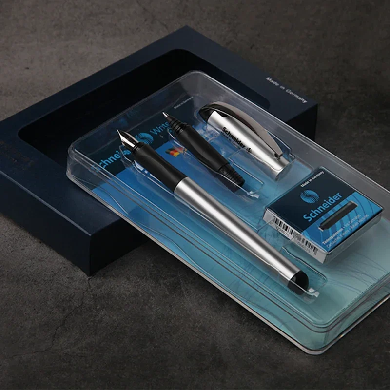 Schneider BK600 펜 세트, 이리듐 골드 펜 팁 송진 재료, 비즈니스 사무실 서명 펜 선물 상자, 0.5mm