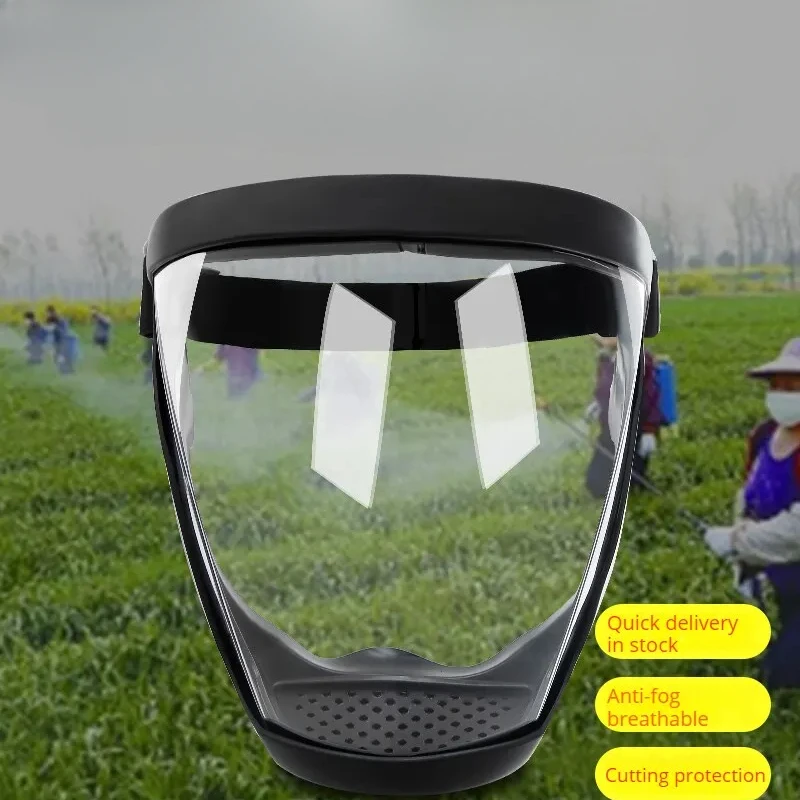 Maschera Protettiva Integrale Antiappannamento con Filtri, Protezione da Schizzi d'Olio in Cucina, Occhiali di Sicurezza e Copertura Protettiva - immagine 3
