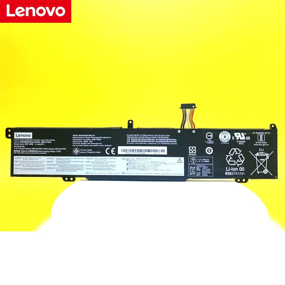 Bateria Original do Portátil para Lenovo Ideapad L340 Jogos L34015irh L340-17irh L18m3pf1 L18c3pf1 Novo - Imagem 3