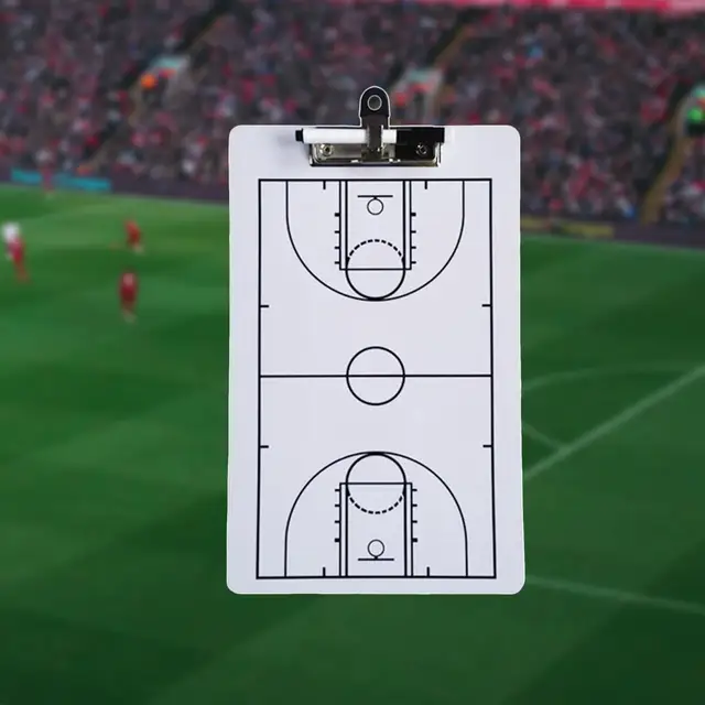 Basketball Coaches Clipboard with Pen Erase Practice Board Teaching Assistant Equipment Professional Basketball Coaching Board 5