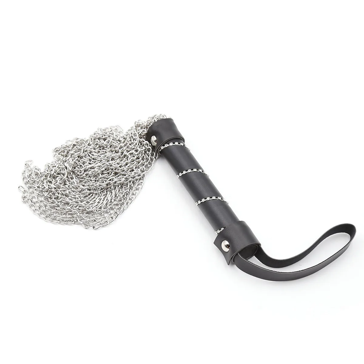 Riding Whip With Leather Inlaid Crystal Handle,Horse Whip Crop Riding Teaching Training Whips