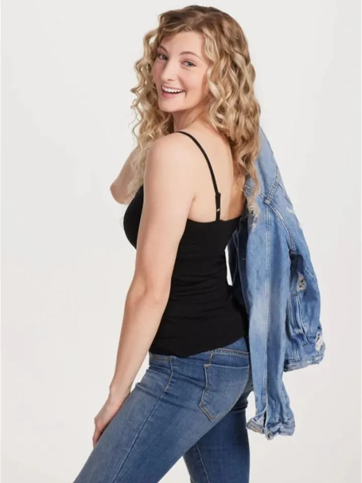 Women Merino Wool Camisole Tank 87% Merino Tank Top 150G