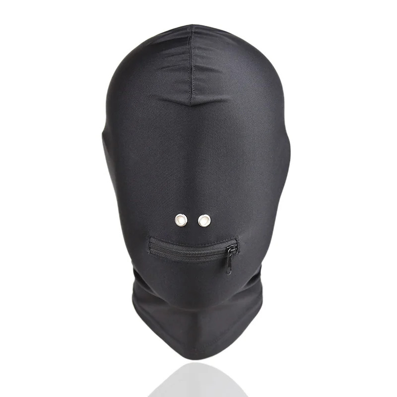 Spandex Lycra Head Hood Mask BDSM Restraint Open Mouth Eyes Headgear Roleplay Adult Game Slave Sex Toys for Men Women,sex party toys,erotic sex toy,sex toys,sex bondage toys