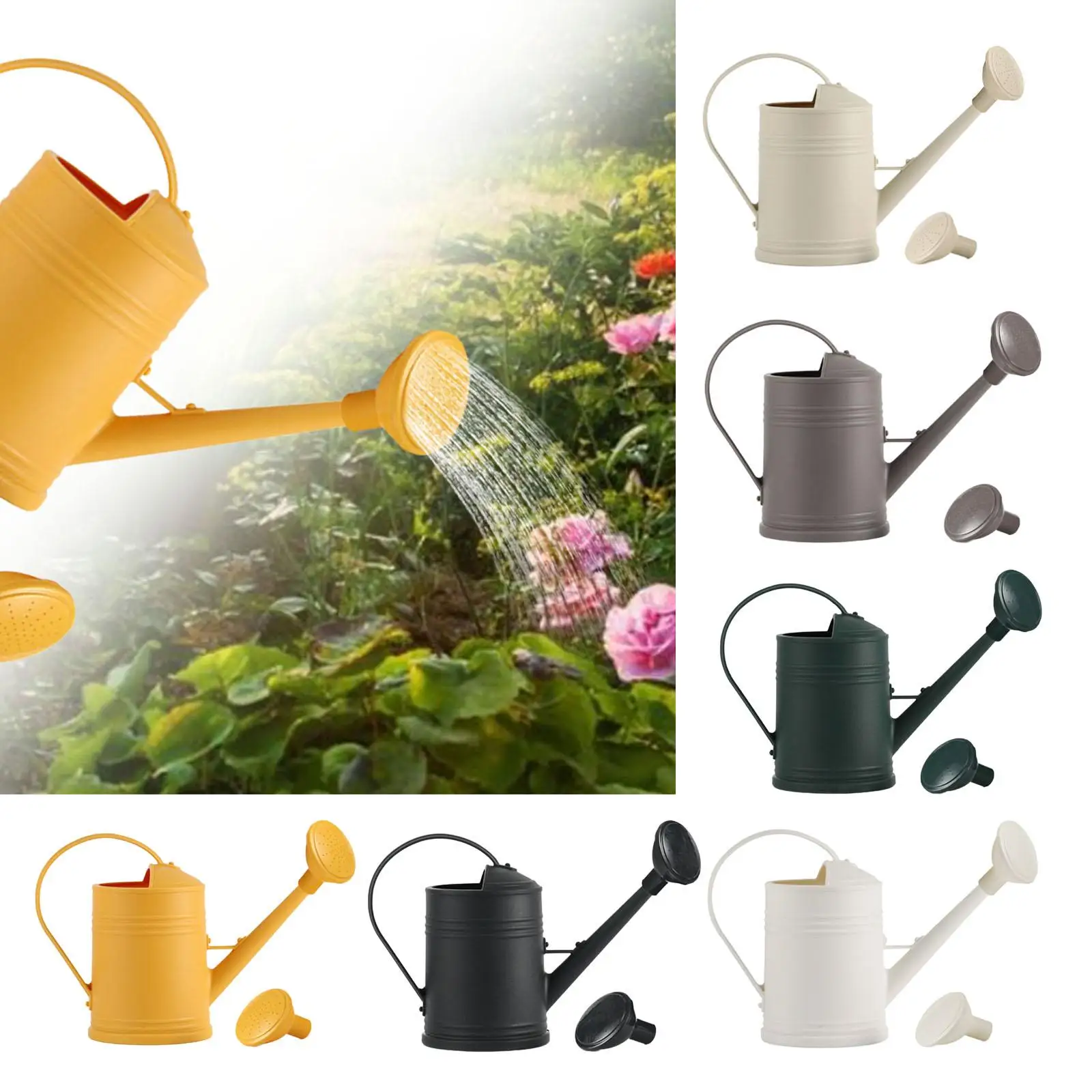 Watering Can Accessories Portable with Detachable Spout Vintage Design