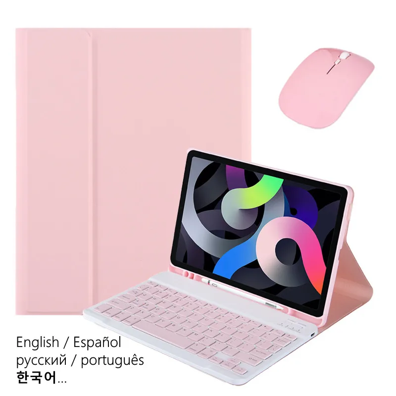 Custodia Per Samsung Galaxy Tab S7 Plus S7 S8 Sm-T970 T870 Cover Tastiera Tablet Per Tab S7 Plus S7 Fe 12.4 Sm-T730 Tastiera Teclado