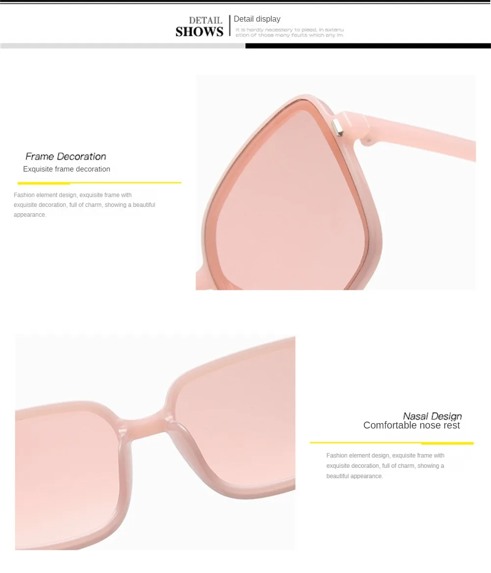 Square Sungl Woman Retro Vintage Gradient Sun Gl Female Clear Lens Travel Shades Camping Hiking Eyewear Sun_voghion.com